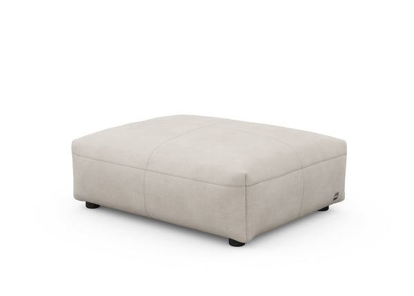 sofa seat - leather - light grey - 105cm x 84cm