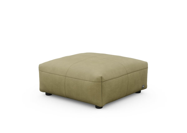 sofa seat - leather - olive - 84cm x 84cm