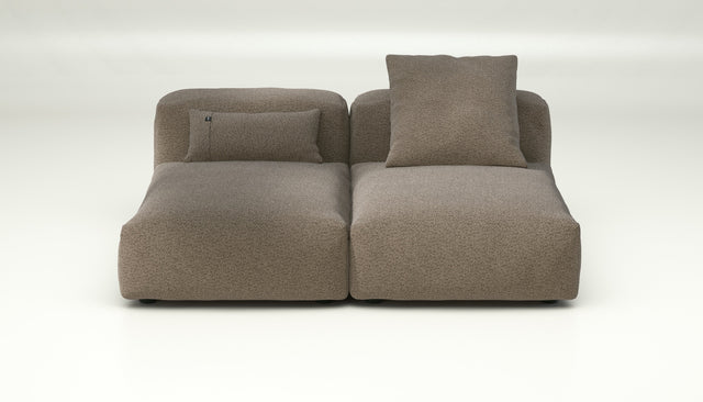 vetsak | Sofa Set 01 Medium - loop loop - taupe | Modulares Sofa | 2.5 Sitzer