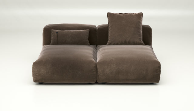 vetsak | Sofa Set 01 Medium - suave - espresso | Modulares Sofa | 2.5 Sitzer