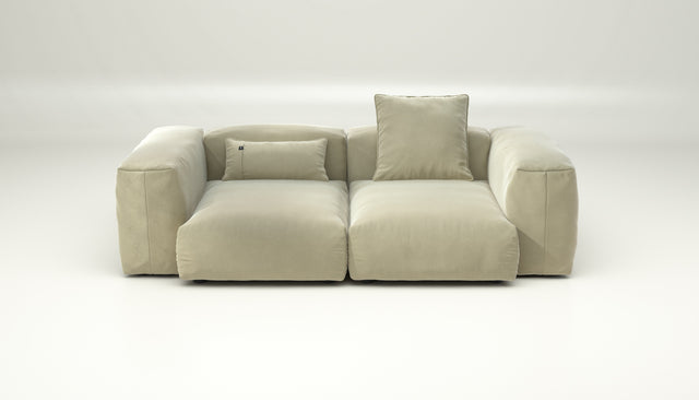 vetsak | Sofa Set 02 Medium - suave - clay | Modulares Sofa | 2.5 Sitzer | Big Sofa