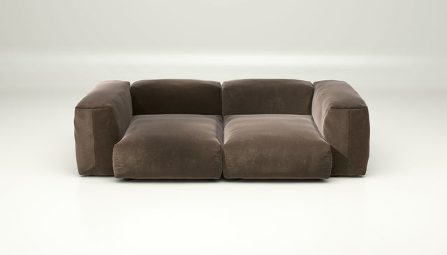 vetsak | Sofa Set 02 Medium - suave - espresso | Modulares Sofa | 2.5 Sitzer | Big Sofa