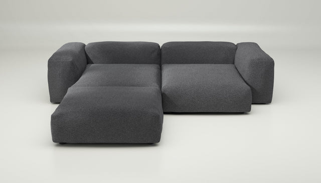 vetsak | Sofa Set 03 - loop loop - anthracite | Modulares Sofa | 3.5 Sitzer | Big Sofa | Ecksofa