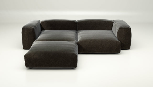 vetsak | Sofa Set 03 - suave - anthracite | Modulares Sofa | 3.5 Sitzer | Big Sofa | Ecksofa