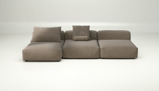vetsak | Sofa Set 04 - loop loop - taupe | Modulares Sofa | 5 Sitzer | Big Sofa