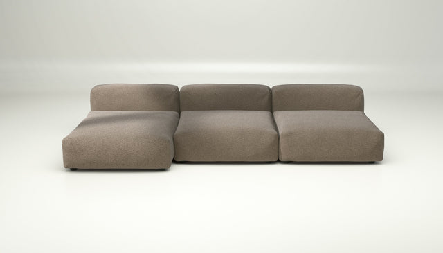 vetsak | Sofa Set 04 - loop loop - taupe | Modulares Sofa | 5 Sitzer | Big Sofa