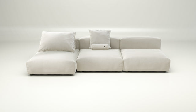 vetsak | Sofa Set 04 - suave - pearl | Modulares Sofa | 5 Sitzer | Big Sofa