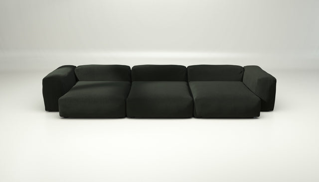 vetsak | Sofa Set 05 - loop loop - mousse | Modulares Sofa | 5 Sitzer | Big Sofa | Ecksofa