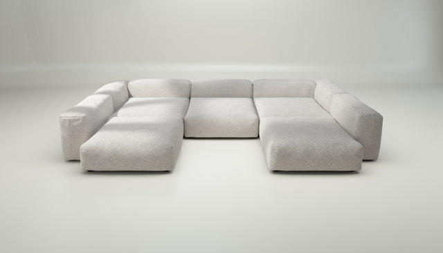 vetsak | Sofa Set 06 - loop loop - bounty | Modulares Sofa | 6.5 Sitzer | Big Sofa | U Sofa | Ecksofa