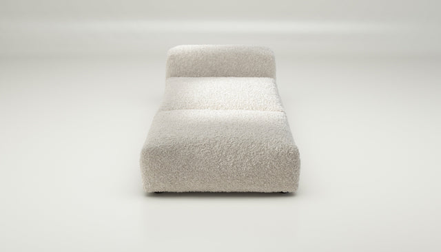 vetsak | Sofa Set 07 - Sun Lounger - doodle - creme | Modulares Sofa | 2 Sitzer | Daybed | Chaiselounge