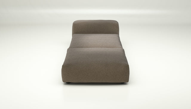 vetsak | Sofa Set 07 - Sun Lounger - loop loop - taupe | Modulares Sofa | 2 Sitzer | Daybed | Chaiselounge