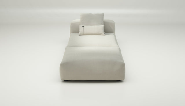 vetsak | Sofa Set 07 - Sun Lounger - pique - creme | Modulares Sofa | 2 Sitzer | Daybed | Chaiselounge