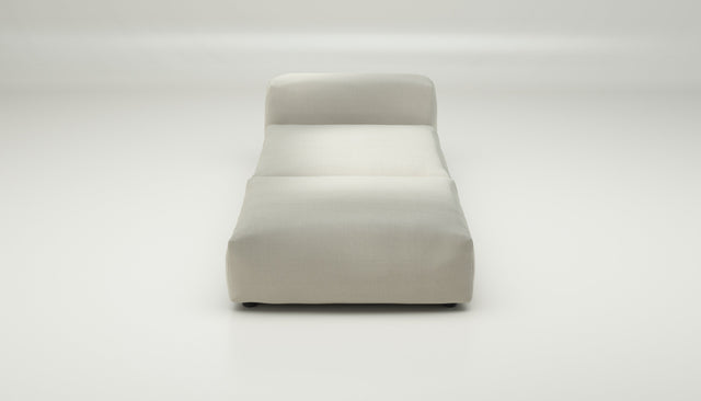 vetsak | Sofa Set 07 - Sun Lounger - pique - creme | Modulares Sofa | 2 Sitzer | Daybed | Chaiselounge