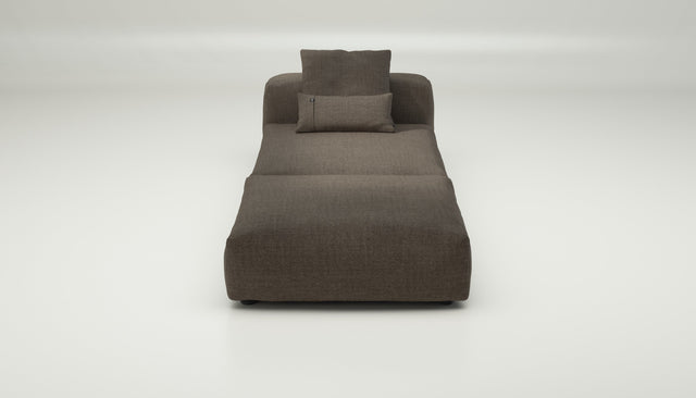 vetsak | Sofa Set 07 - Sun Lounger - pique - taupe | Modulares Sofa | 2 Sitzer | Daybed | Chaiselounge