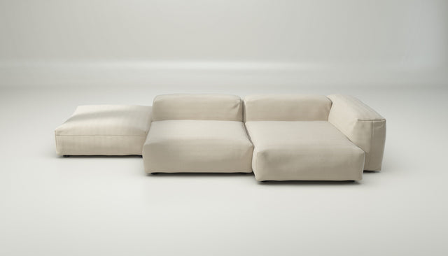 vetsak | Sofa Set 09 - The Island - pique - beige | Modulares Sofa | 7 Sitzer | Sofa Island
