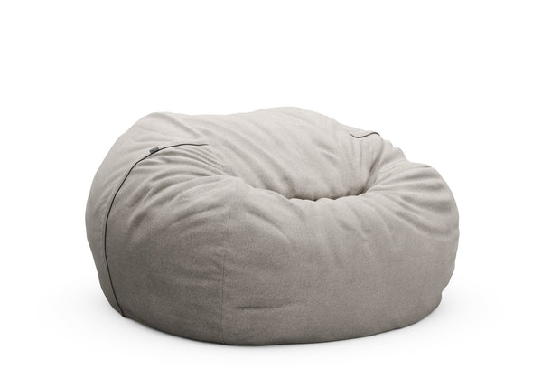 the jumbo beanbag - knit - grey