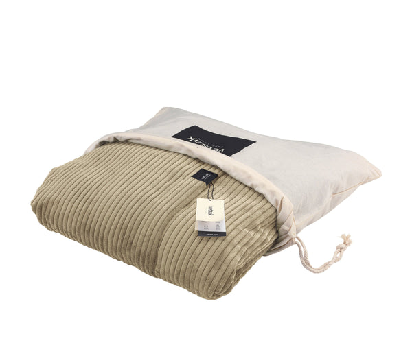 the beanbag cover - cord velours - khaki