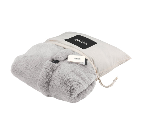the beanbag cover - faux - fur - grey
