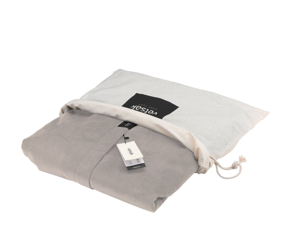 the jumbo beanbag cover - velvet - light grey