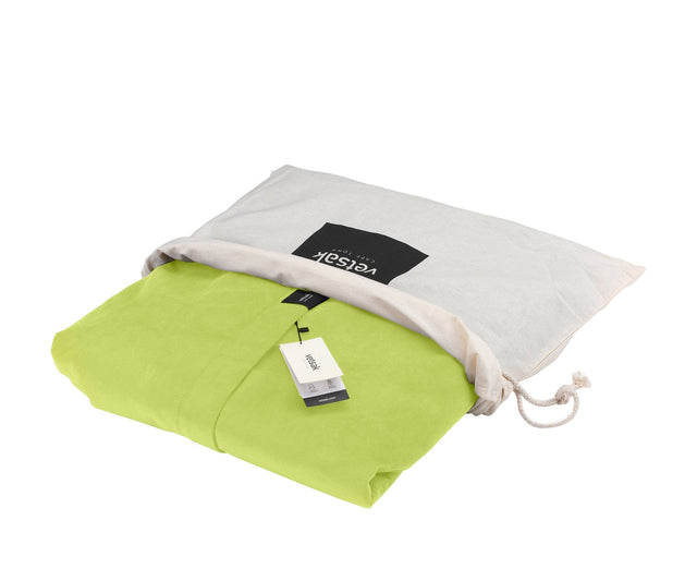 the beanbag cover - velvet - lime