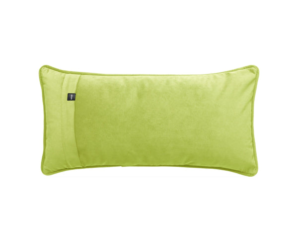 pillow - velvet - lime