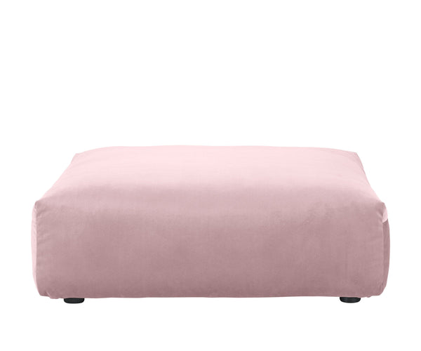 sofa seat - 105x105 - velvet - violett