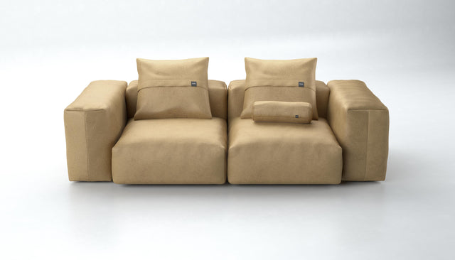 bundle m - velvet - caramel - 230cm x 115cm