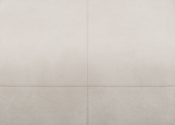 footsak cover - leather - light grey
