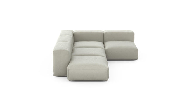 Preset four module corner sofa - linen - stone - 199cm x 283cm