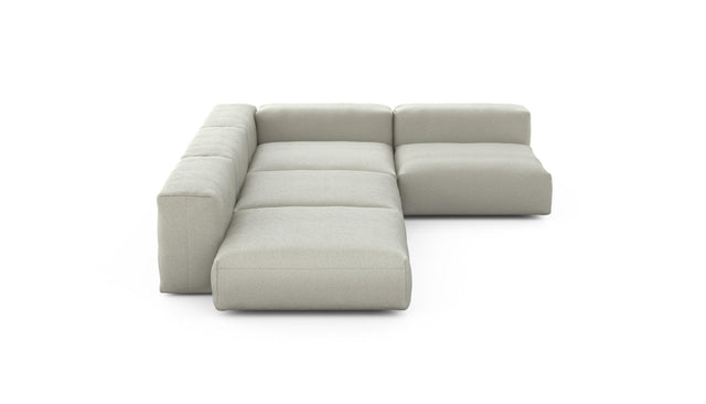 Preset four module corner sofa - linen - stone - 241cm x 346cm