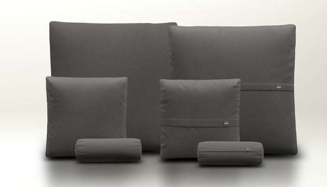 Pillow Set 3 - Herringbone - Dark Grey