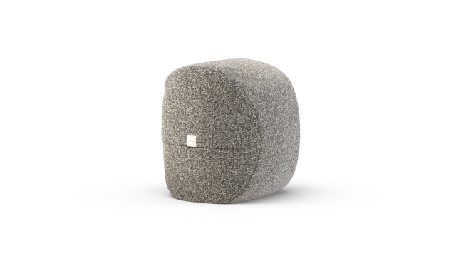 vetsak | Footsak - Pebble - Platinum