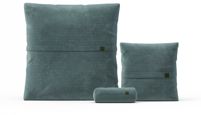 Pillow Set 2 - Cord Velour - Mint