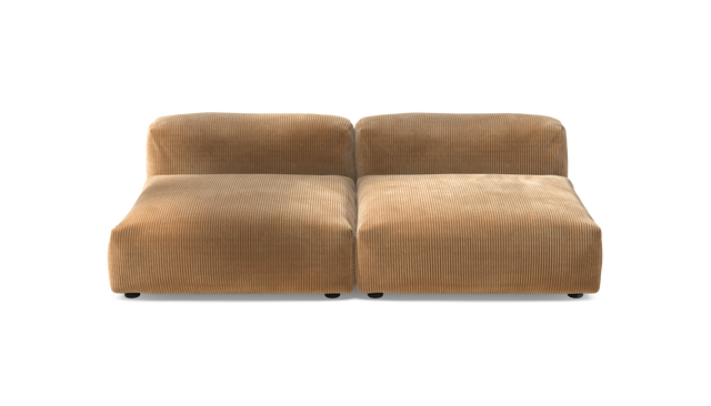 vetsak | Sofa Set 01 Large - Cord Velour - Camel | Modulares Sofa | 3.5 Sitzer