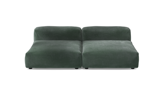 vetsak | Sofa Set 01 Large - Cord Velour - Hunter | Modulares Sofa | 3.5 Sitzer