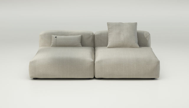 vetsak | Sofa Set 01 Large - herringbone - stone | Modulares Sofa | 3.5 Sitzer