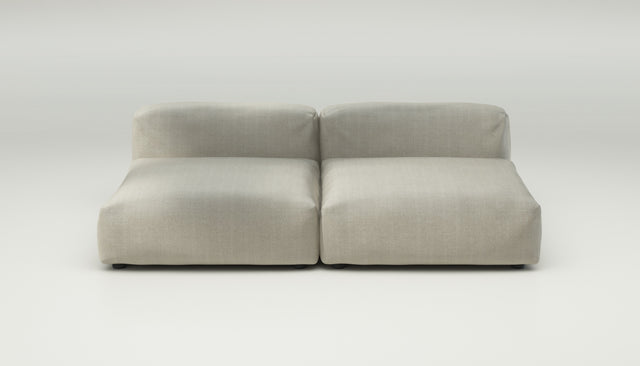 vetsak | Sofa Set 01 Large - herringbone - stone | Modulares Sofa | 3.5 Sitzer