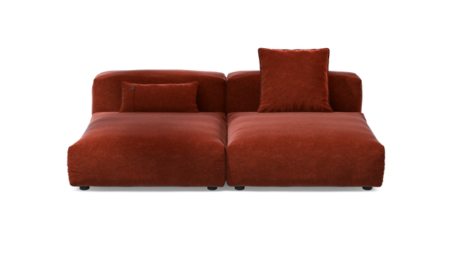 vetsak | Sofa Set 01 Large - Suave - Saffron | Modulares Sofa | 3.5 Sitzer