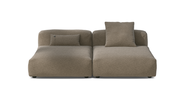 vetsak | Sofa Set 01 Large - Loop Loop - Taupe | Modulares Sofa | 3.5 Sitzer