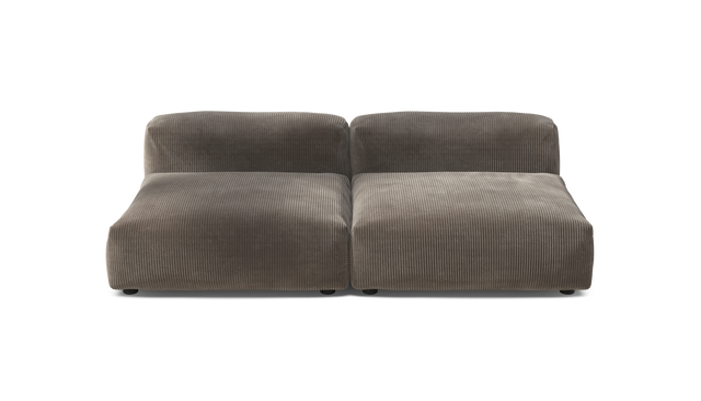vetsak | Sofa Set 01 Large - Cord Velour - Mocha | Modulares Sofa | 3.5 Sitzer