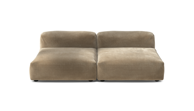 vetsak | Sofa Set 01 Large - Cord Velour - Sand | Modulares Sofa | 3.5 Sitzer