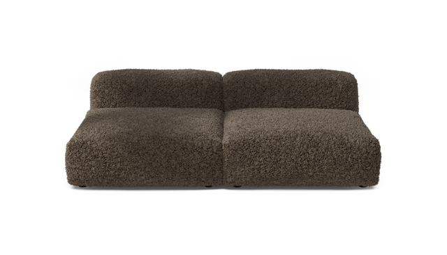 vetsak | Sofa Set 01 Large - Doodle - Cacao | Modulares Sofa | 3.5 Sitzer