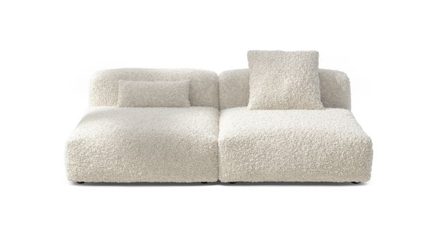 vetsak | Sofa Set 01 Large - Doodle - Creme | Modulares Sofa | 3.5 Sitzer