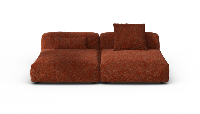 vetsak | Sofa Set 01 Large - Nub - Sienna | Modulares Sofa | 3.5 Sitzer