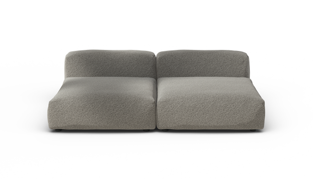 vetsak | Sofa Set 01 Large - Pebble - Platinum | Modulares Sofa | 3.5 Sitzer