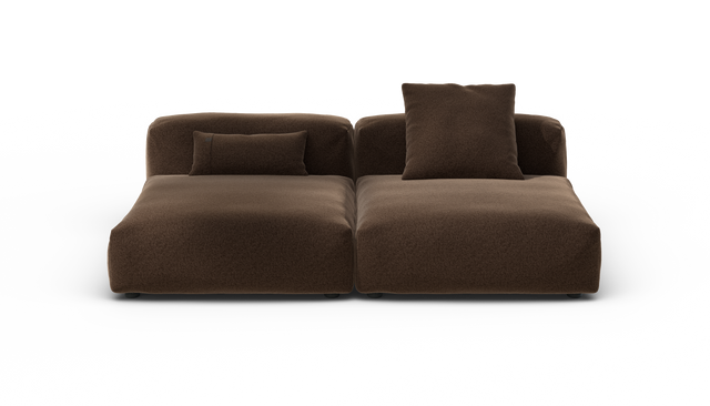 vetsak | Sofa Set 01 Large - Pebble - Umber | Modulares Sofa | 3.5 Sitzer