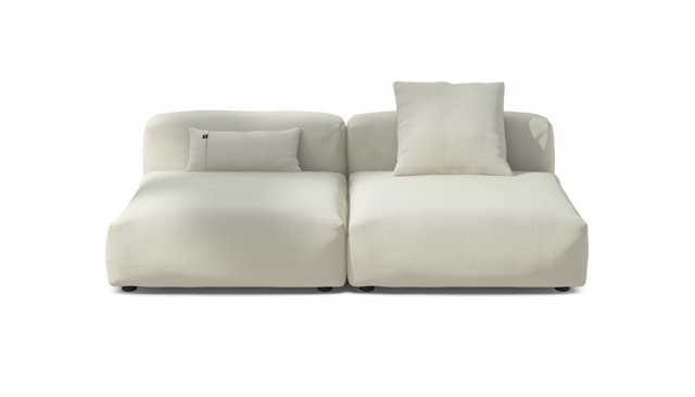 vetsak | Sofa Set 01 Large - Pique - Creme | Modulares Sofa | 3.5 Sitzer