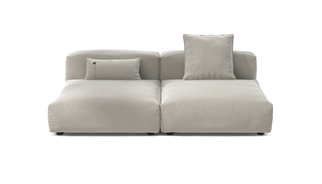vetsak | Sofa Set 01 Large - Suave - Clay | Modulares Sofa | 3.5 Sitzer