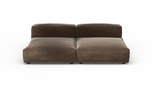 vetsak | Sofa Set 01 Large - Suave - Espresso | Modulares Sofa | 3.5 Sitzer