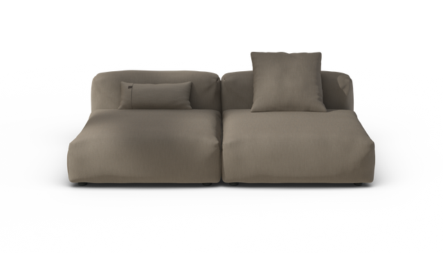 vetsak | Sofa Set 01 Large - Terrain - Driftwood | Modulares Sofa | 3.5 Sitzer
